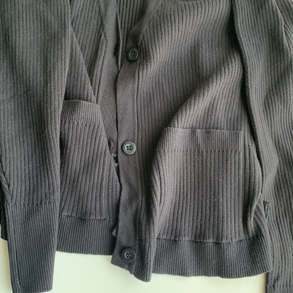 Calvin Klein Black Cardigan - Picture 2 of 2